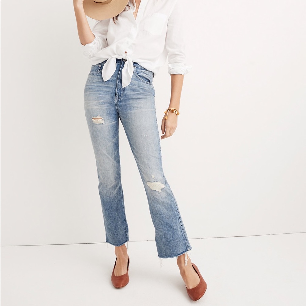 ✨Madewell Rigid Demi-Boot Crop Jean✨ Size 26T